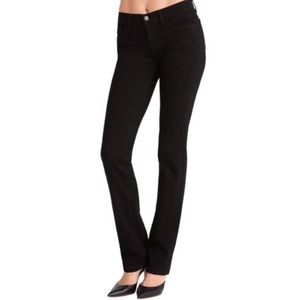 NWOT J Brand Jeans Curvy Fit Cigarette Shadow Straight Black Women’s Size 32